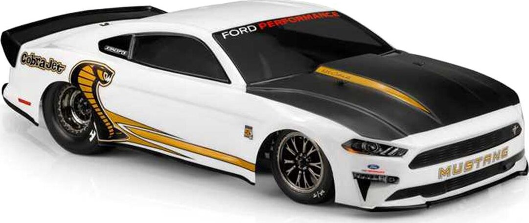 JConcepts 2018 Ford Mustang Cobra Jet Street Eliminator Drag Racing Body (Clear)
