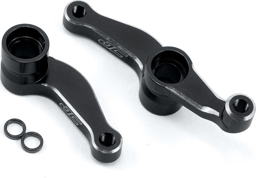 JConcepts Aluminum Steering Bell Crank Set (Black)