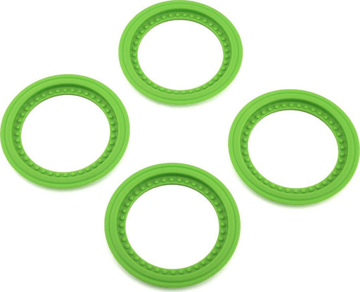 JConcepts Tribute Monster Truck Wheel Mock Beadlock Rings (Green) (4)