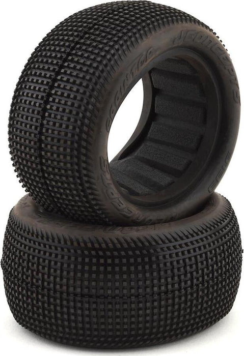 JConcepts Sprinter 2.2" Rear Buggy Dirt Oval Tires (2) (Green)