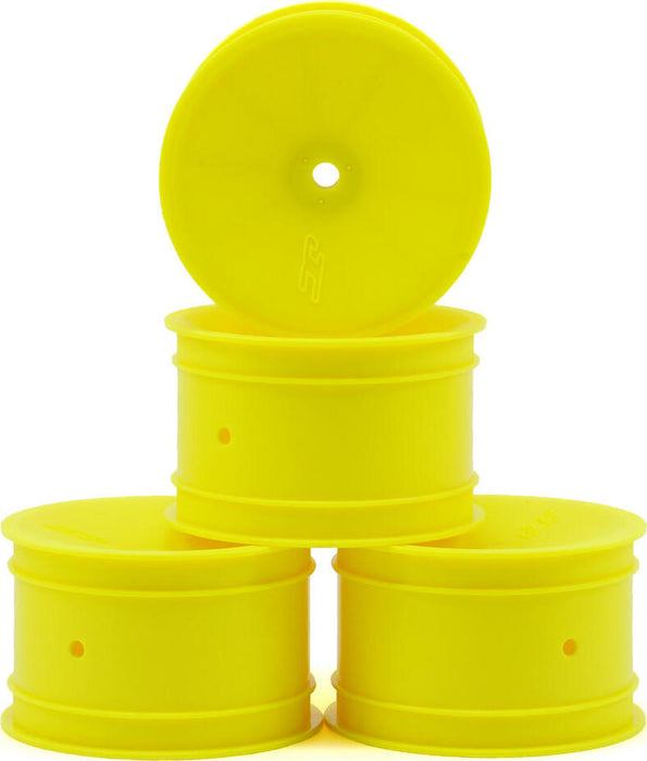 JConcepts 12mm Hex Mono 2.2 Rear Wheels (4) (B6/B74/RB6) (Yellow)