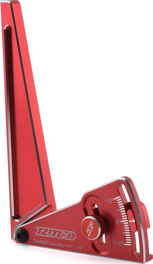 JConcepts Aluminum RM2 1/8 Camber Gauge (120mm) (Red)