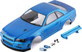 Killerbody Nissan Skyline R34 Pre-Painted 1/10 Touring Car Body (Metallic Blue)