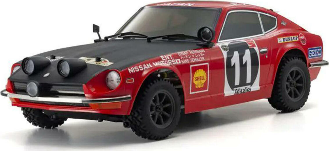 Kyosho EP Fazer Mk2 FZ02-R 1971 Datsun 240Z Rally ReadySet (Red)