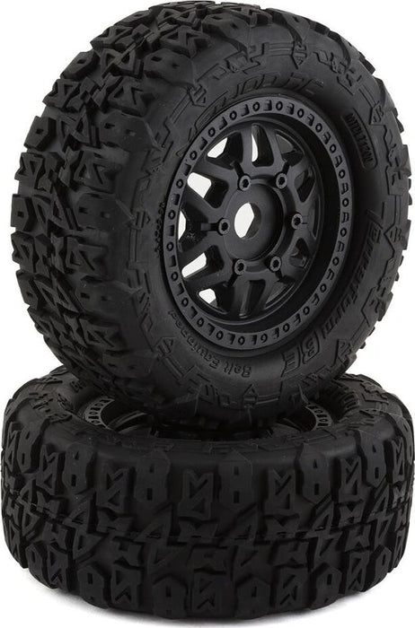 Method RC Terraform Belted Pre-Mount 1/7 & 1/8 Short Course Tires (Black) (2)