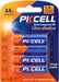 PKCell Ultra Alkaline AA Batteries 4 Pack Box (12)