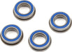 ProTek RC 8x14x4mm Rubber Sealed Flanged "Speed" Bearing (4)
