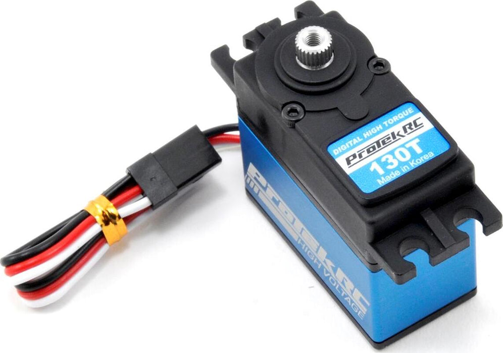 ProTek RC 130T Standard Digital "High Torque" Metal Gear Servo (High Voltage)