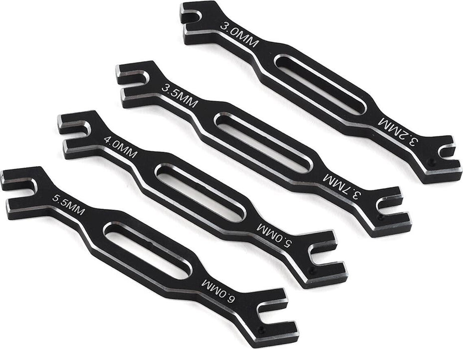 ProTek RC Aluminum Turnbuckle Wrench Set  (3, 3.2, 3.5, 3.7, 4, 5, 5.5 & 6mm)
