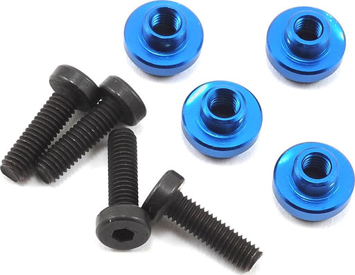 ProTek RC Aluminum Servo Mount Grommet (Blue) (4)