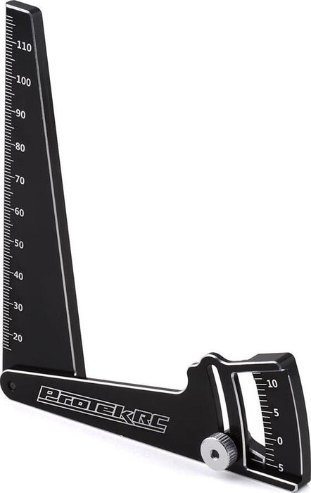 ProTek RC Aluminum Camber Gauge (117mm Tall)