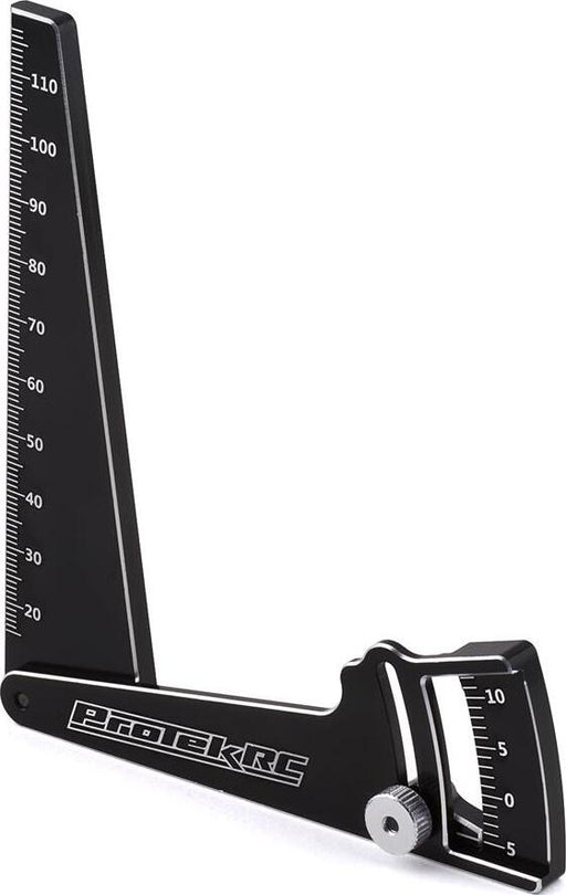 ProTek RC Aluminum Camber Gauge (117mm Tall)