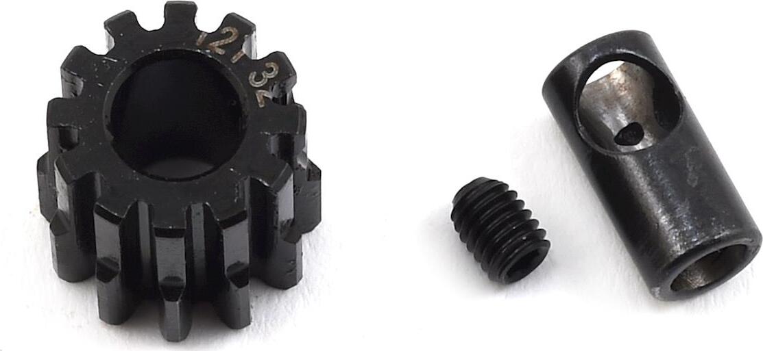 ProTek RC Steel 32P Pinion Gear w/3.17mm Reducer Sleeve (Mod .8) (5mm Bore) (12T)