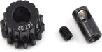 ProTek RC Steel 32P Pinion Gear w/3.17mm Reducer Sleeve (Mod .8) (5mm Bore) (14T)