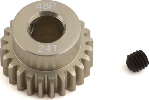 ProTek RC 48P Lightweight Hard Anodized Aluminum Pinion Gear (5.0mm Bore) (24T)