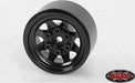 RC4WD Stamped Steel 1.0" Stock Beadlock Wheels (Black) (4)