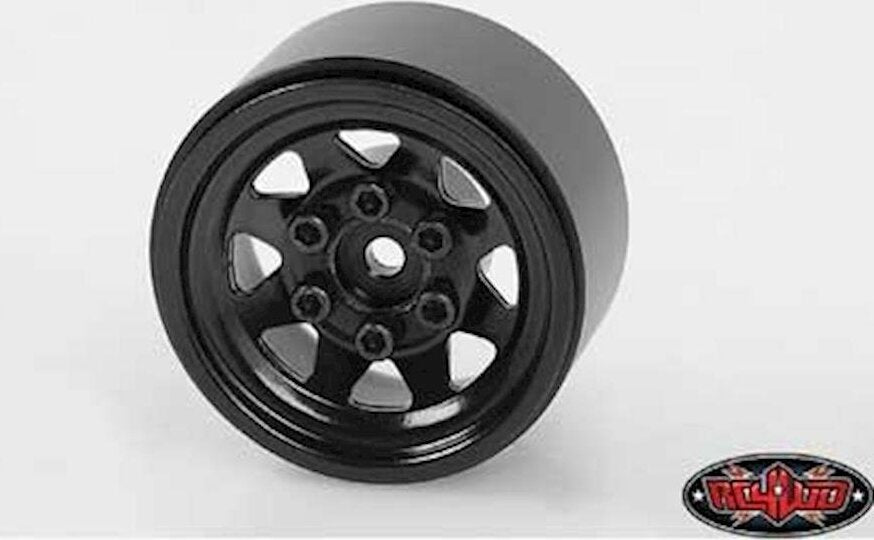 RC4WD Stamped Steel 1.0" Stock Beadlock Wheels (Black) (4)