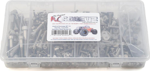 RC Screwz RedCat Racing Rampage MT V3 Stainless Steel Screw Kit