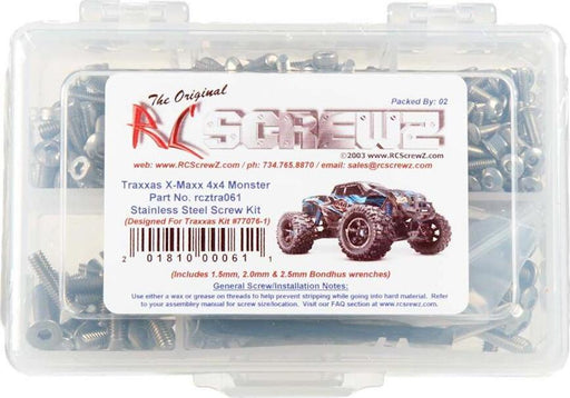 RC Screwz Stainless Steel Screw Kit Traxxas X-Maxx