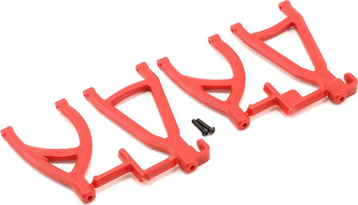 RPM Rear Upper & Lower A-Arm Set (1/16 E-Revo) (Red)