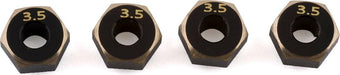 Samix SCX24 Brass Hex Adapter (4) (3.5mm) (1g)