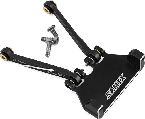 Samix SCX24 Aluminum 4-Link Servo Mount with 29.5mm Links (Black) (EcoPower/Emax)