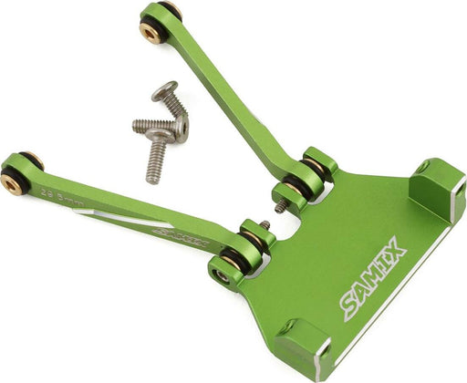 Samix SCX24 Aluminum 4-Link Servo Mount with 29.5mm Links (Green) (EcoPower/Emax)