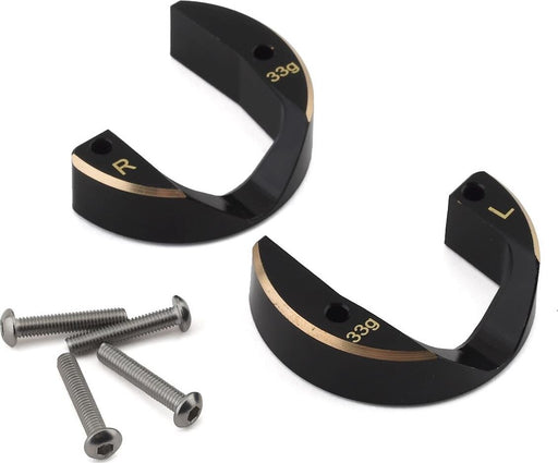 Samix SCX10 III/Capra Brass Portal Cover Tuning Weights (33g)