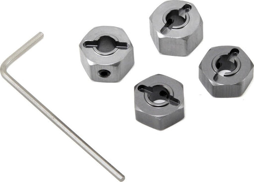 ST Racing Concepts 12mm Aluminum "Lock Pin Style" Wheel Hex Set (Gun Metal) (4)