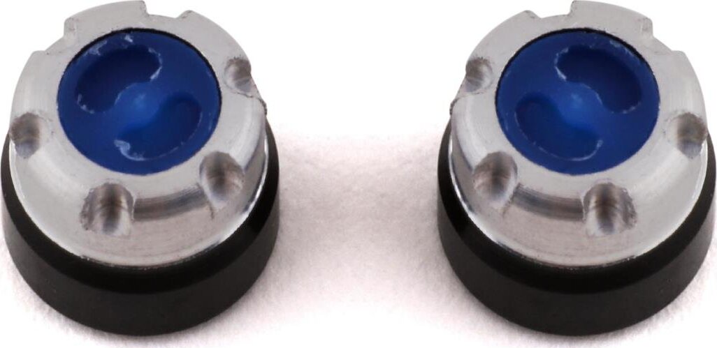 SSD RC 1/24 Scale Locking Hubs (Blue) (2)