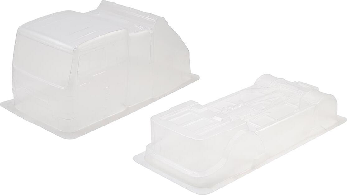 Tamiya Team Hahn Racing MAN TGS Semi Truck Body Set (Clear)
