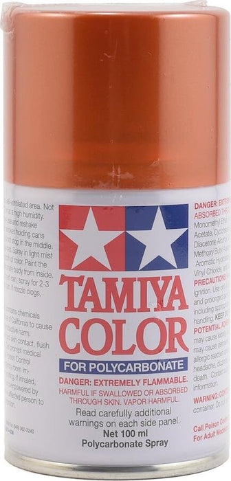 Tamiya PS-61 Metallic Orange Lexan Spray Paint (100ml)