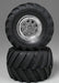 Tamiya Rear Tire/Wheel (2) (58242)