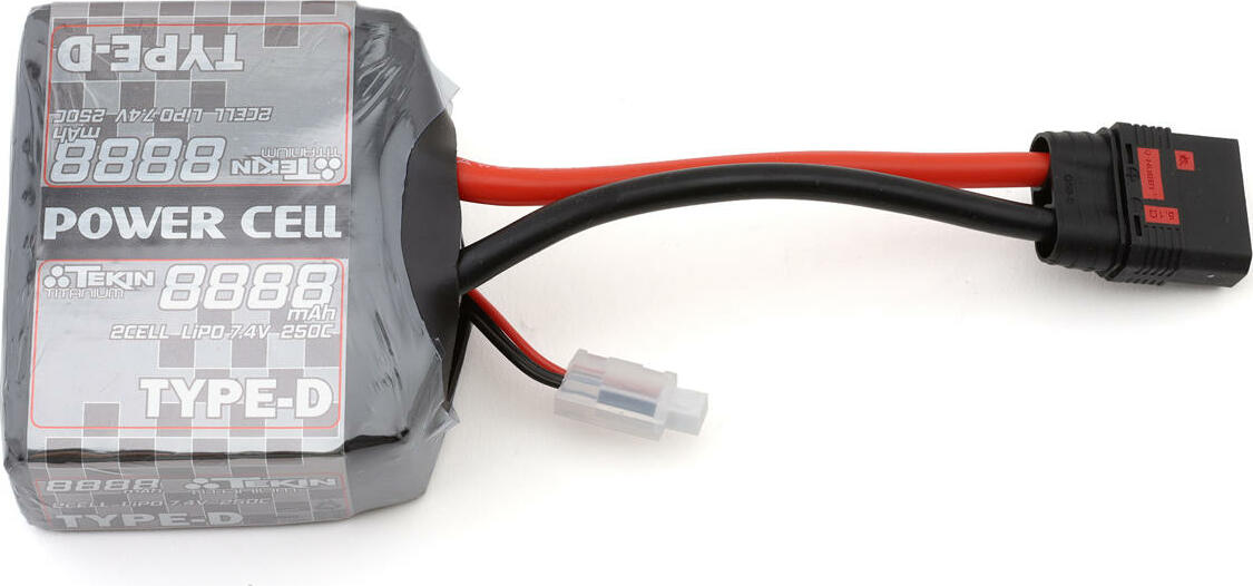 Tekin Titanium Power Cell 2S LiPo Drag Race Battery 250C (7.4V/8888mAh)