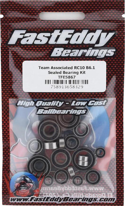 FastEddy Team Associated RC10 B6.1 Sealed Bearing Kit