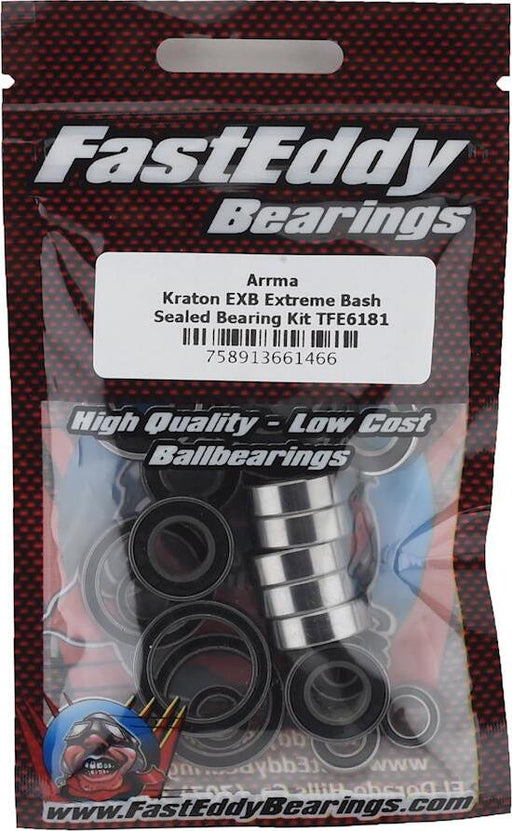 FastEddy Arrma Kraton EXB Extreme Bash Sealed Bearing Kit