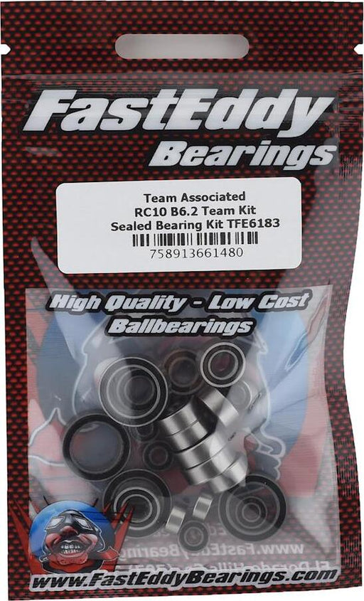 FastEddy Associated RC10 B6.2 Team Kit Sealed Bearing Kit
