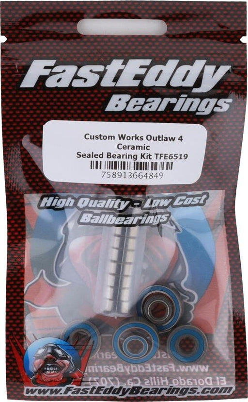 FastEddy Custom Works Outlaw 4 Ceramic Sealed Bearing Kit