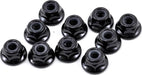 Tekno RC M4 Flanged Locknut (Black) (10)