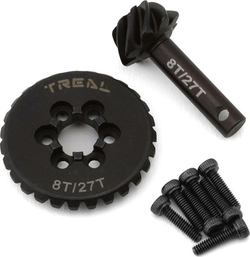 Treal Hobby Axial Capra/SCX10 III Overdrive Ring and Pinion (8T/27T)