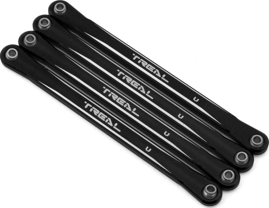 Treal Hobby Losi Mini LMT Aluminum Upper Suspension Links (Black) (4)