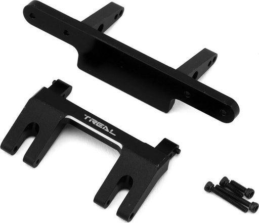 Treal Hobby Axial SCX24 Aluminum Rear Bumper Mount (Black)