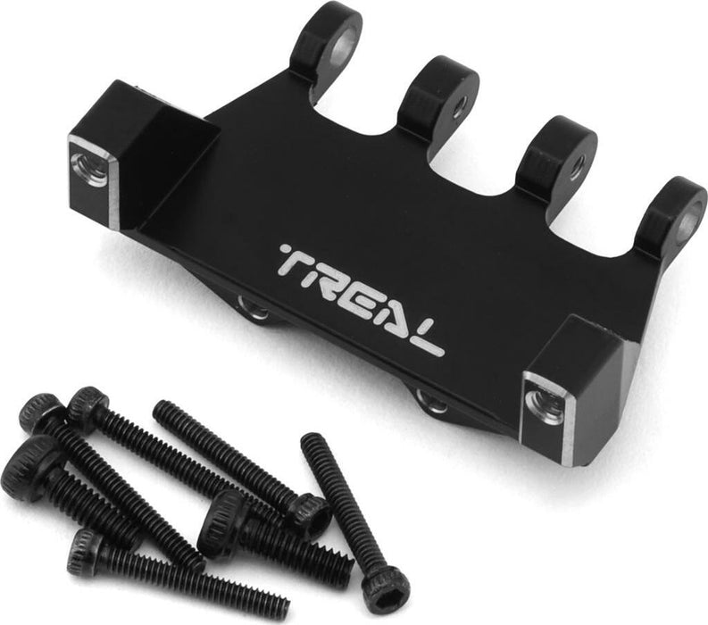 Treal Hobby Axial SCX24 Aluminum Servo Mount (Black) (EcoPower/Emax)