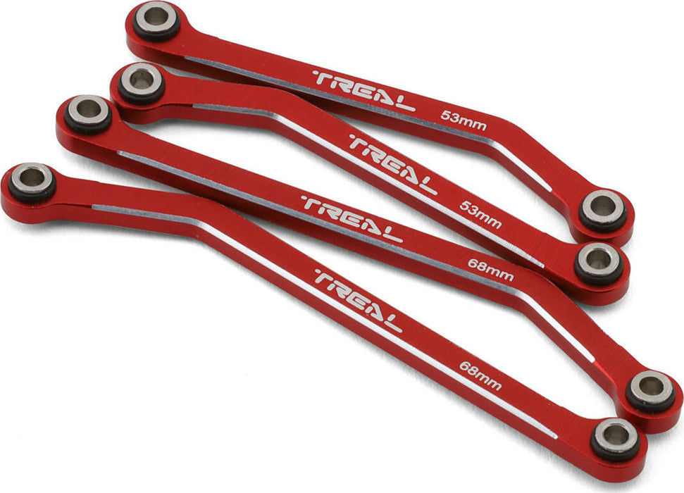 Treal Hobby Aluminum High Clearance Lower Suspension Links for Traxxas TRX-4M