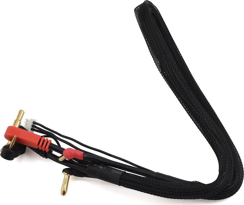 TQ Wire Strain Relief 2S Charge Cable w/4mm & 5mm Bullet Connector (2')