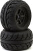 UpGrade RC Street Radials 2.8" Pre-Mounted On-Road Tires with 5-Star Wheels (2)