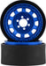 Vanquish Products KMC KM236 Tank 2.2" Beadlock Crawler Wheels (Blue) (2)