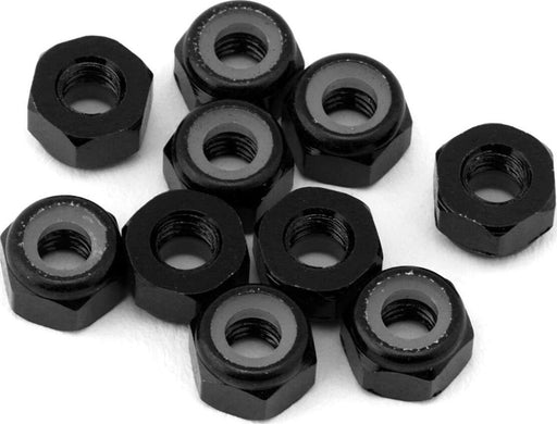 eXcelerate 3mm Aluminum Lock Nuts (Black) (10)