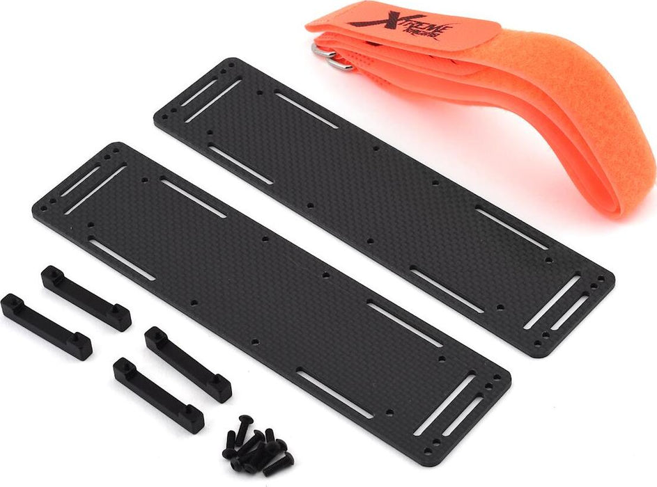 Xtreme Racing Traxxas X-Maxx V2 2.5mm Carbon Fiber Battery Trays (2)