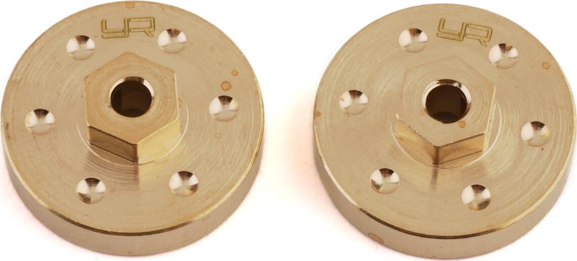 Yeah Racing SCX24 Brass Wheel Hex Hub (2) (6.75g)